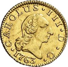 1/2 Escudo 1763 M JP 