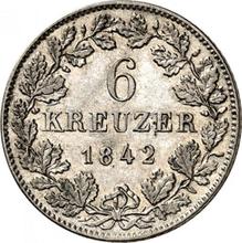 6 Kreuzer 1842   