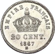 20 Centimes 1867 BB  