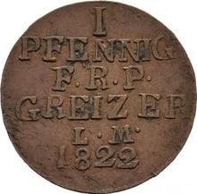 1 Pfennig 1822   