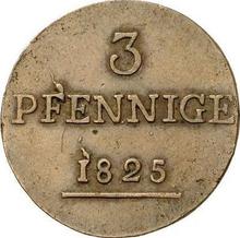 3 Pfennig 1825   