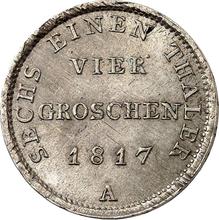 1/6 Thaler 1817 A  