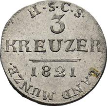3 Kreuzer 1821  S 