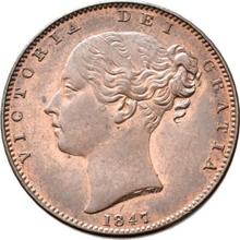 Farthing 1847   WW