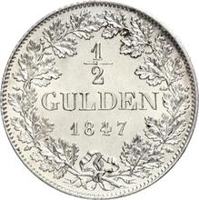 1/2 Gulden 1847   