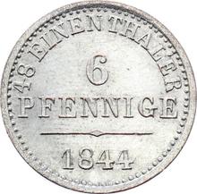 6 пфеннигов 1844  S 
