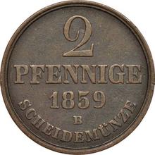 2 Pfennig 1859  B 