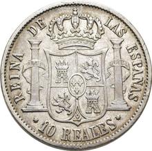 10 Reales 1854   