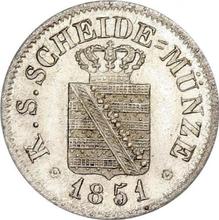 1/2 Neu Groschen 1851  F 