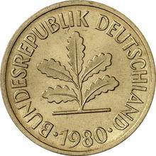5 Pfennig 1980 G  