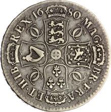 Halfcrown 1680    "Fourth laureate bust"