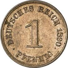 1 Pfennig 1890 G  