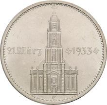 5 Reichsmark 1934 E   "Garrison Church (with date)"