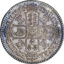 Halfcrown 1663    "First laureated bust"