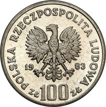 100 Zlotych 1983 MW   "Bears" (Pattern)
