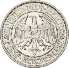 5 Reichsmark 1928 E   "Oak Tree"