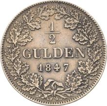 1/2 Gulden 1847   