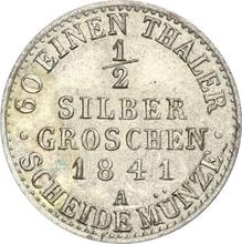 1/2 Silber Groschen 1841 A   (Ebersdorf)
