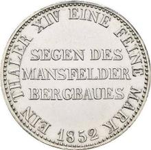 Thaler 1852 A   "Mining"