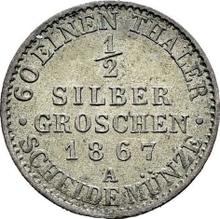 1/2 Silber Groschen 1867 A  