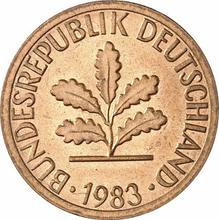 1 Pfennig 1983 F  