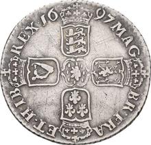 Shilling 1697 y   "Third laureate bust"