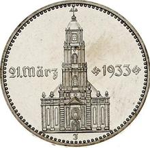 2 Reichsmark 1934 J   "Garrison Church (with date)"