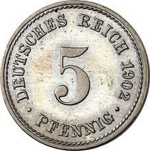 5 Pfennig 1902 A  
