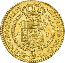2 Escudos 1780 NR JJ 