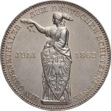 Thaler 1862    "German shooting festival"