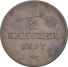 1/2 krajcara 1827   