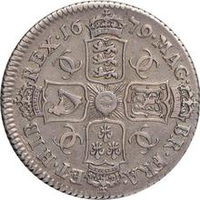 Shilling 1679    "Second laureate bust"