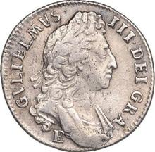 Shilling 1697 E   "First laureated bust"