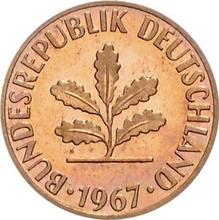 2 Pfennig 1967 J  