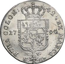 8 Groschen (Doppelgulden) 1794 MV   "Kościuszko-Aufstand"