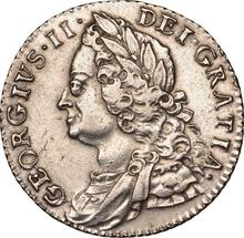 1 шиллинг 1750    "Портрет в старости"