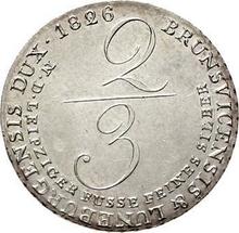 2/3 Thaler 1826 C  