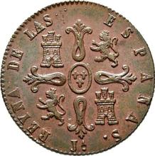 8 Maravedís 1839 Ja   "Denomination on obverse"