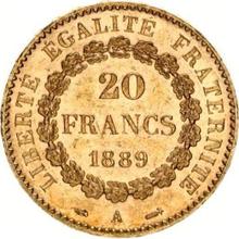 20 Francs 1889 A  