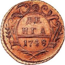 Denga (1/2 Kopeke) 1748   