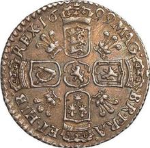 Sixpence 1699    "Third laureate bust"