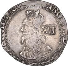 Shilling no date (no-date-1649)    "Sixth portrait type"