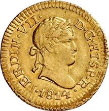 1/2 Escudo 1814 L JP 