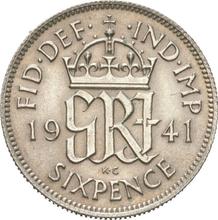6 Pence 1941   