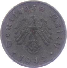 10 Reichspfennig 1942 F  