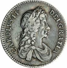 Shilling 1670    "Second laureate bust"