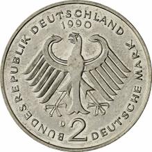 2 Mark 1990 D   "Ludwig Erhard"