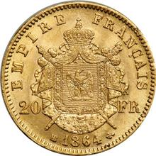 20 Francs 1864 BB  