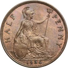 1/2 Penny 1934   