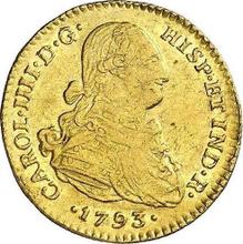 2 Escudos 1793 NR JJ 